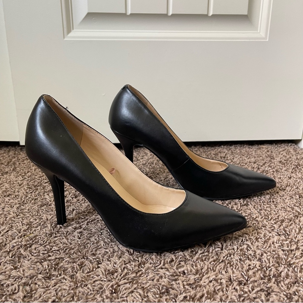Nine West Black Stiletto Heels
